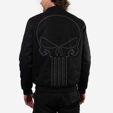 The Punisher Canvas Bomber Jacket - Heroes & Villains-Marvel-Bomber Jacket