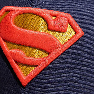 Superman S-Shield Logo Canvas Trucker Hat - Heroes & Villains-DC Comics-Trucker Hat