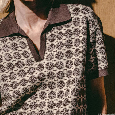 Imperial Pattern Knit Polo - Heroes & Villains-Star Wars-Polo