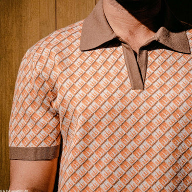 X-Wing Pattern Knit Polo - Heroes & Villains-Star Wars-Polo