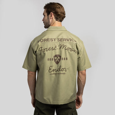 Endor Forest Ranger Chainstitch Work Shirt - Heroes & Villains-Star Wars-Button-Down
