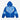 A Star Wars-themed hooded windbreaker jacket featuring a Jedi Knights emblem on the left chest. The jacket has a color-blocked design in Blue, Light Blue and White, with a front zipper, adjustable drawstrings on the hood, elastic cuffs, and two zippered pockets. 