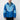 A man in a Star Wars-themed hooded windbreaker jacket featuring a Jedi Knights emblem on the left chest. The jacket has a color-blocked design in Blue, Light Blue and White, with a front zipper, adjustable drawstrings on the hood, elastic cuffs, and two zippered pockets. 
