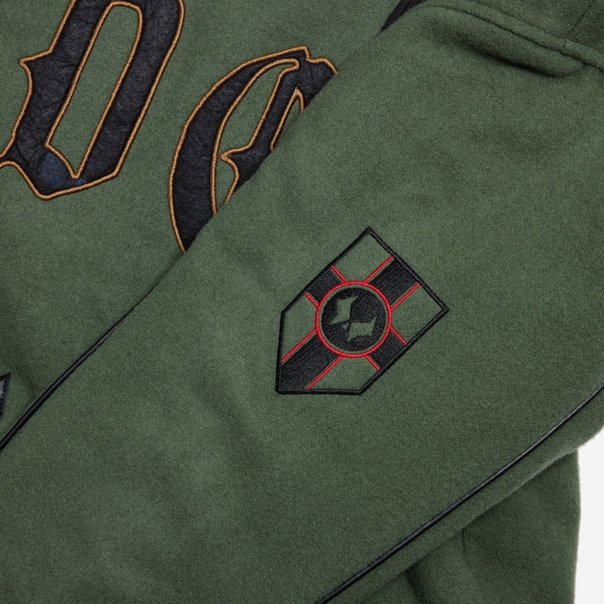 Doctor Doom Army Hooded Varsity Jacket