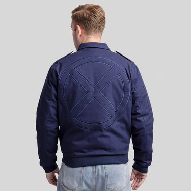 X-Men Xavier Canvas Bomber Jacket - Heroes & Villains-Marvel-Bomber Jacket