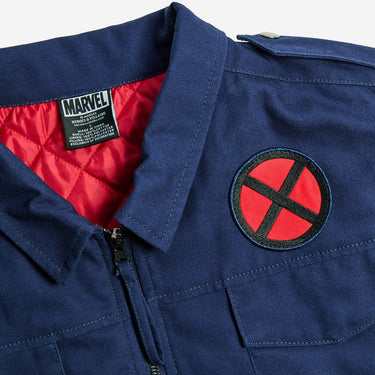 X-Men Xavier Canvas Bomber Jacket - Heroes & Villains-Marvel-Bomber Jacket