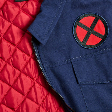 X-Men Xavier Canvas Bomber Jacket - Heroes & Villains-Marvel-Bomber Jacket