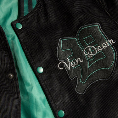Doctor Doom Corduroy Lightweight Varsity Jacket - Heroes & Villains-Marvel-Varsity Jacket