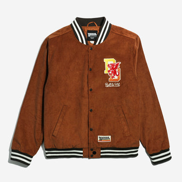 Red Dragon Corduroy Lightweight Varsity Jacket