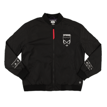 Catwoman Nine Lives Black Bomber Jacket