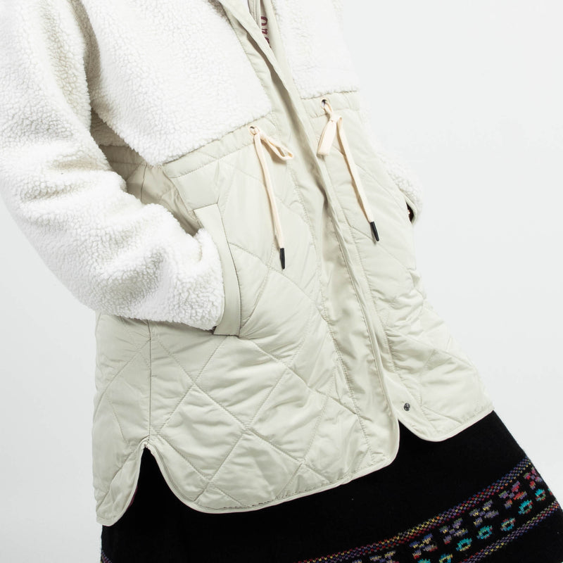 Leia Sherpa Puffer Jacket