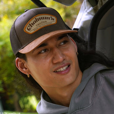 Cantina Suede Bill Trucker Hat - Heroes & Villains-Star Wars-Trucker Hat