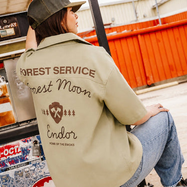 Endor Forest Ranger Chainstitch Work Shirt - Heroes & Villains-Star Wars-Button-Down