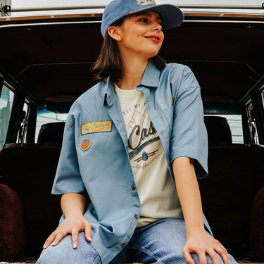Fly Casual Mechanic Chainstitch Work Shirt - Heroes & Villains-Star Wars-Button-Down
