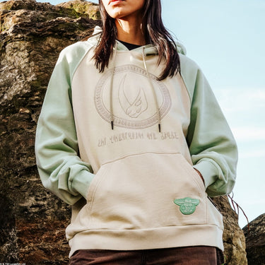 The Mandalorian & Grogu Embroidered Raglan Hoodie - Heroes & Villains-Star Wars-Hoodie