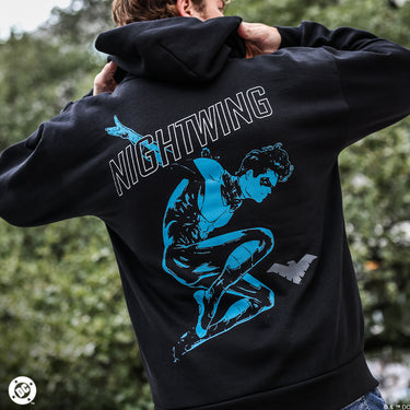 Nightwing Vintage Wash Heavyweight Hoodie