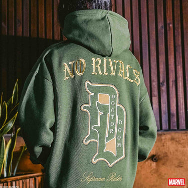 Doctor Doom No Rivals Heavyweight Hoodie - Heroes & Villains-Marvel-Hoodie