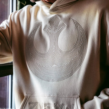 Rebel 3D Embroidered Heavyweight Hoodie - Heroes & Villains-Star Wars-Hoodie