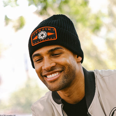 Imperial Cog Patch Knit Beanie - Heroes & Villains-Star Wars-Beanie