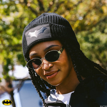 Bat Symbol Patch Knit Beanie - Heroes & Villains-DC Comics-Beanie