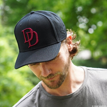 Daredevil Logo Snapback Hat - Heroes & Villains-Marvel-Snapback Hat