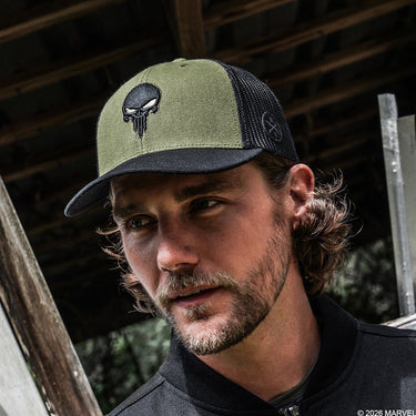 The Punisher Trucker Hat - Heroes & Villains-Marvel-Trucker Hat