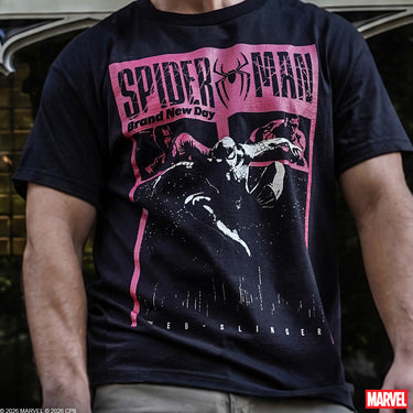 Spider-Man Cover Story Forge Heavyweight Boxy Tee