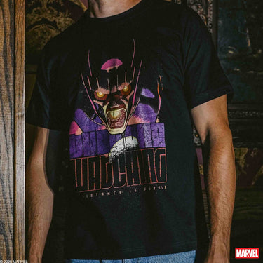 Sentinel Watching Heavyweight Boxy Tee - Heroes & Villains-Marvel-T-Shirt