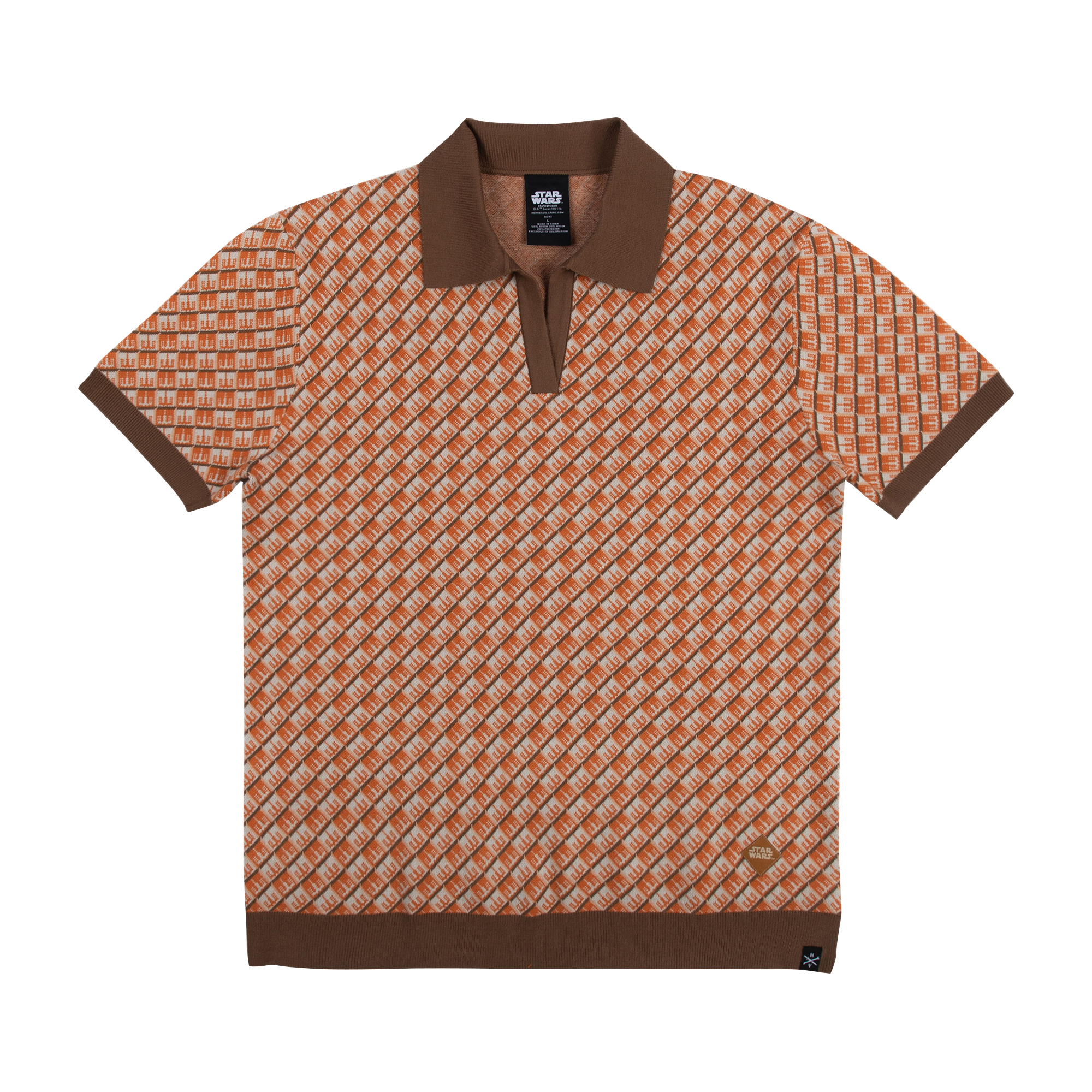 X-Wing Pattern Knit Polo