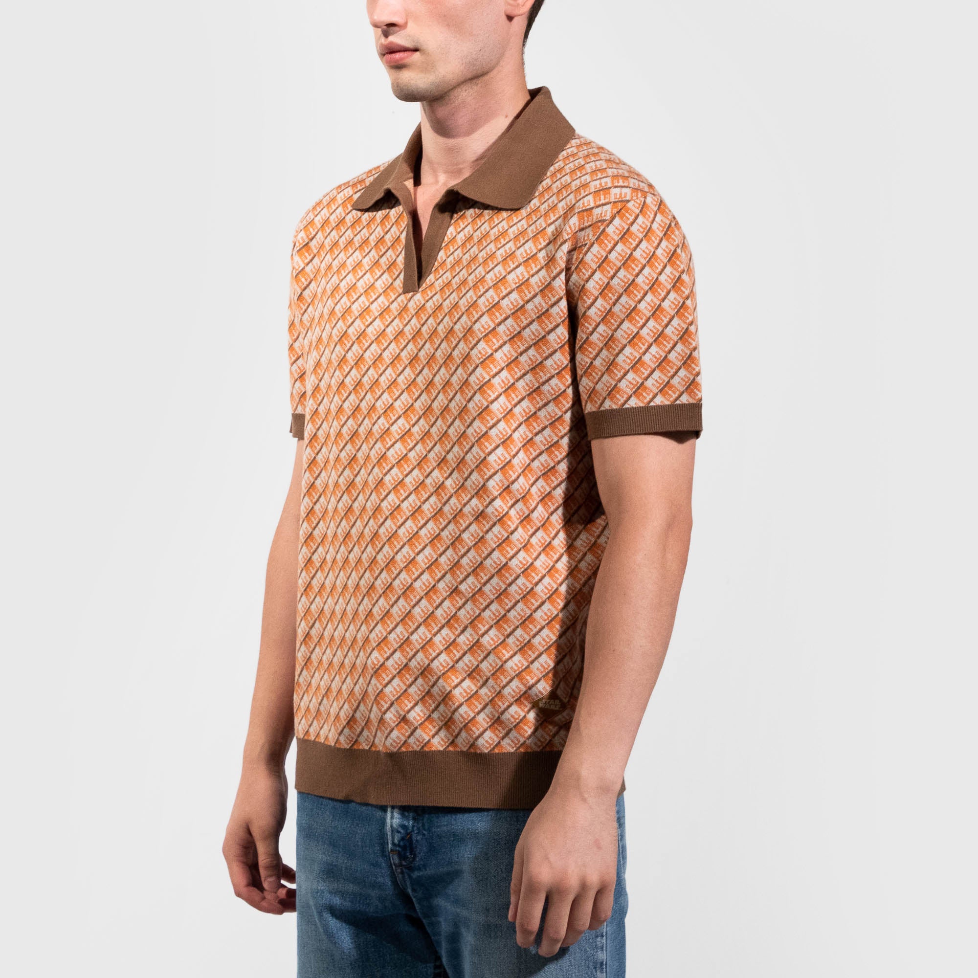 X-Wing Pattern Knit Polo