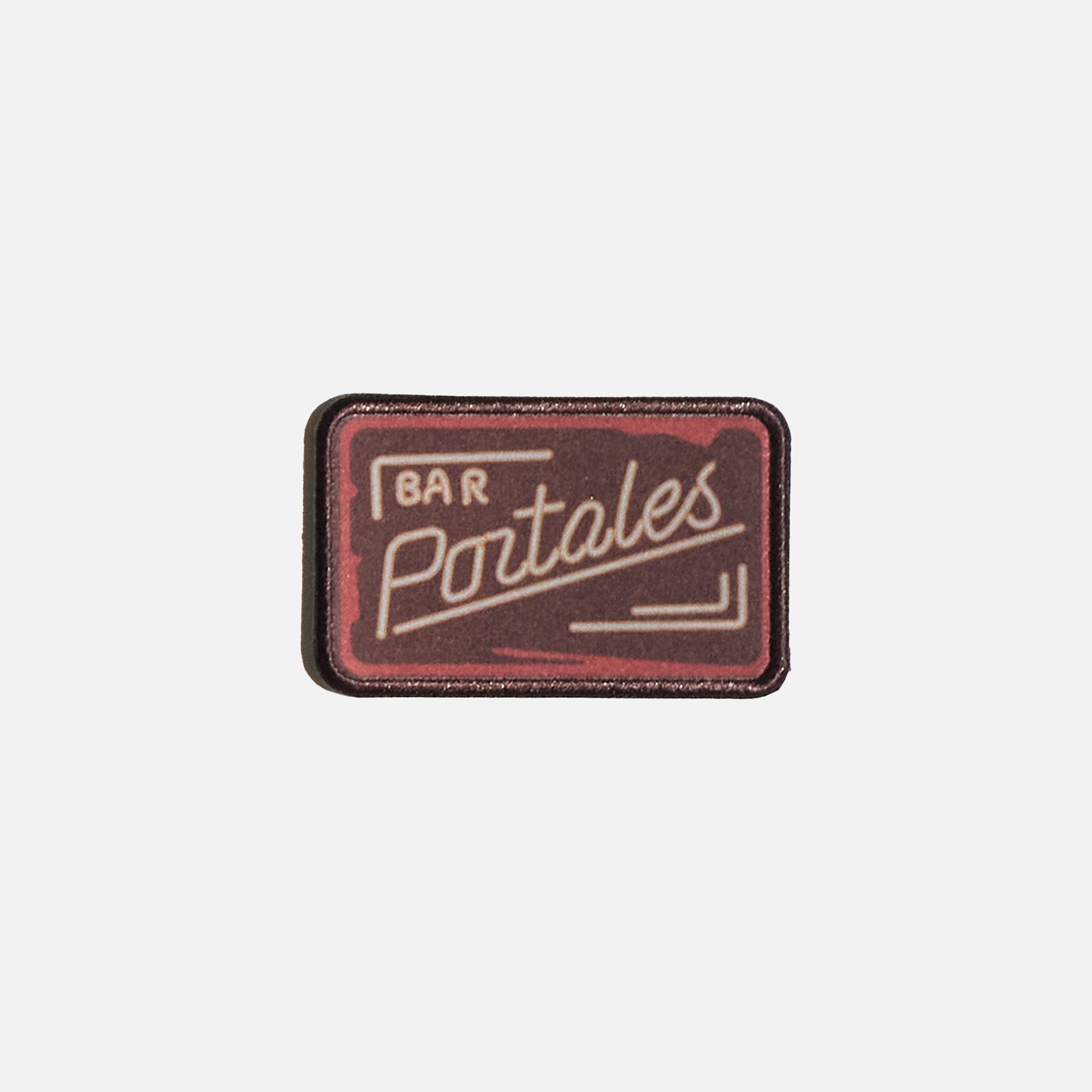 Marvel Eddie Brock Portales patch featuring a bold design inspired by the mysterious portals central to Venom's story, crafted with durable merrowed edges.