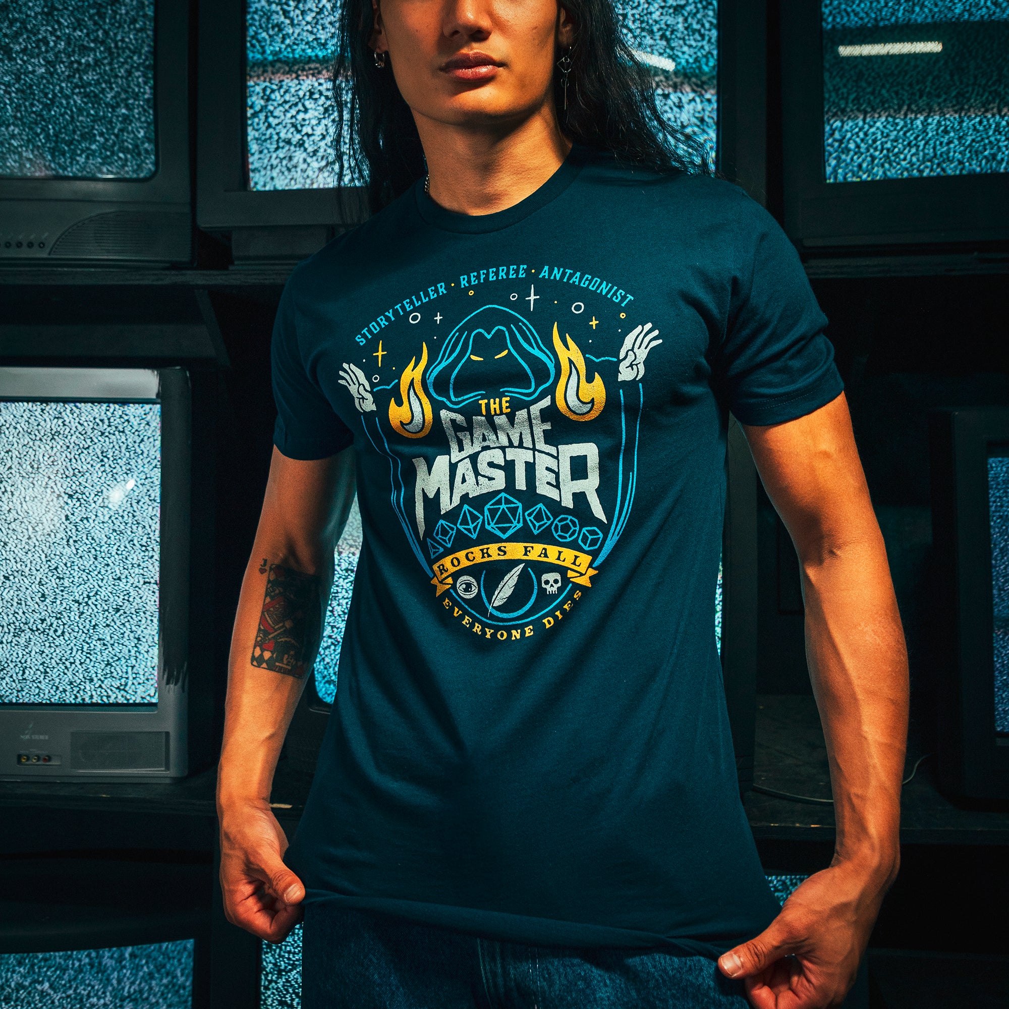 Game Master Navy Tee