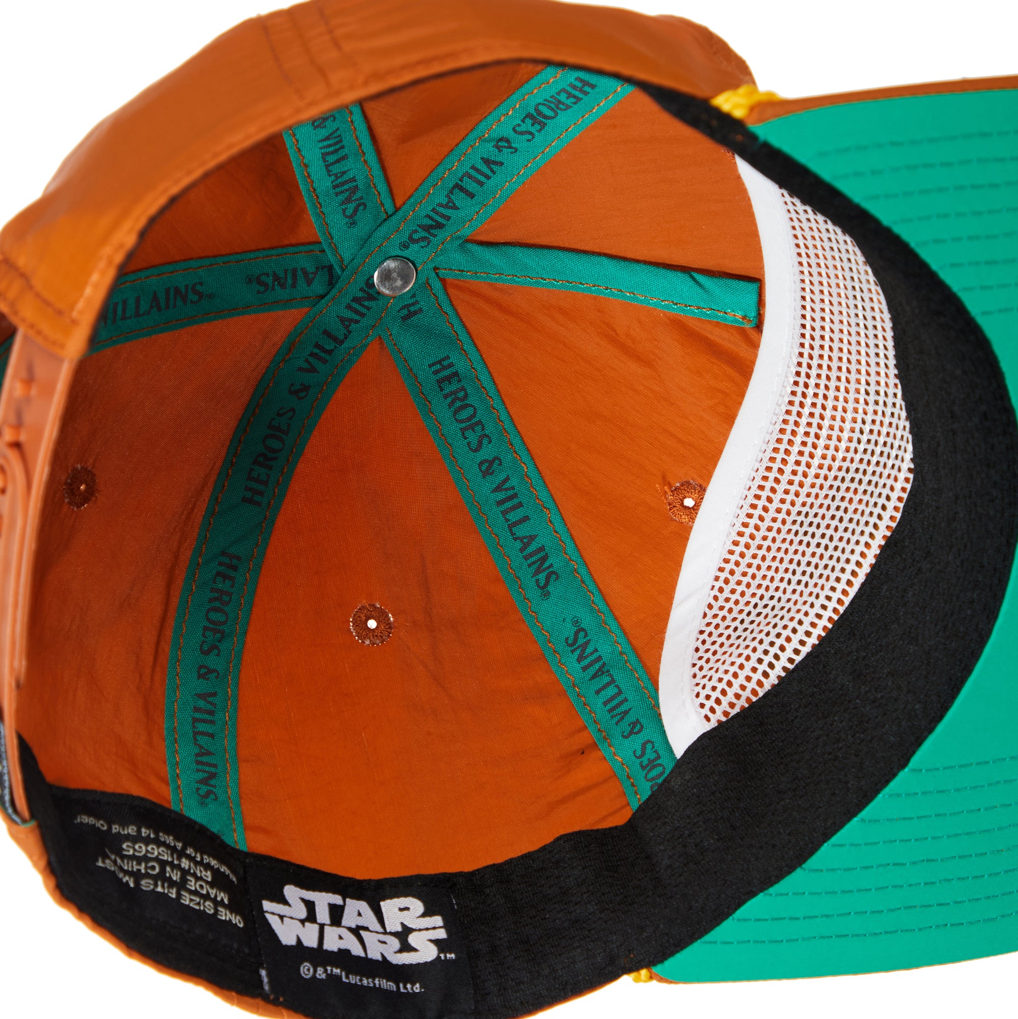 Retro Ewoks Orange Snapback Hat