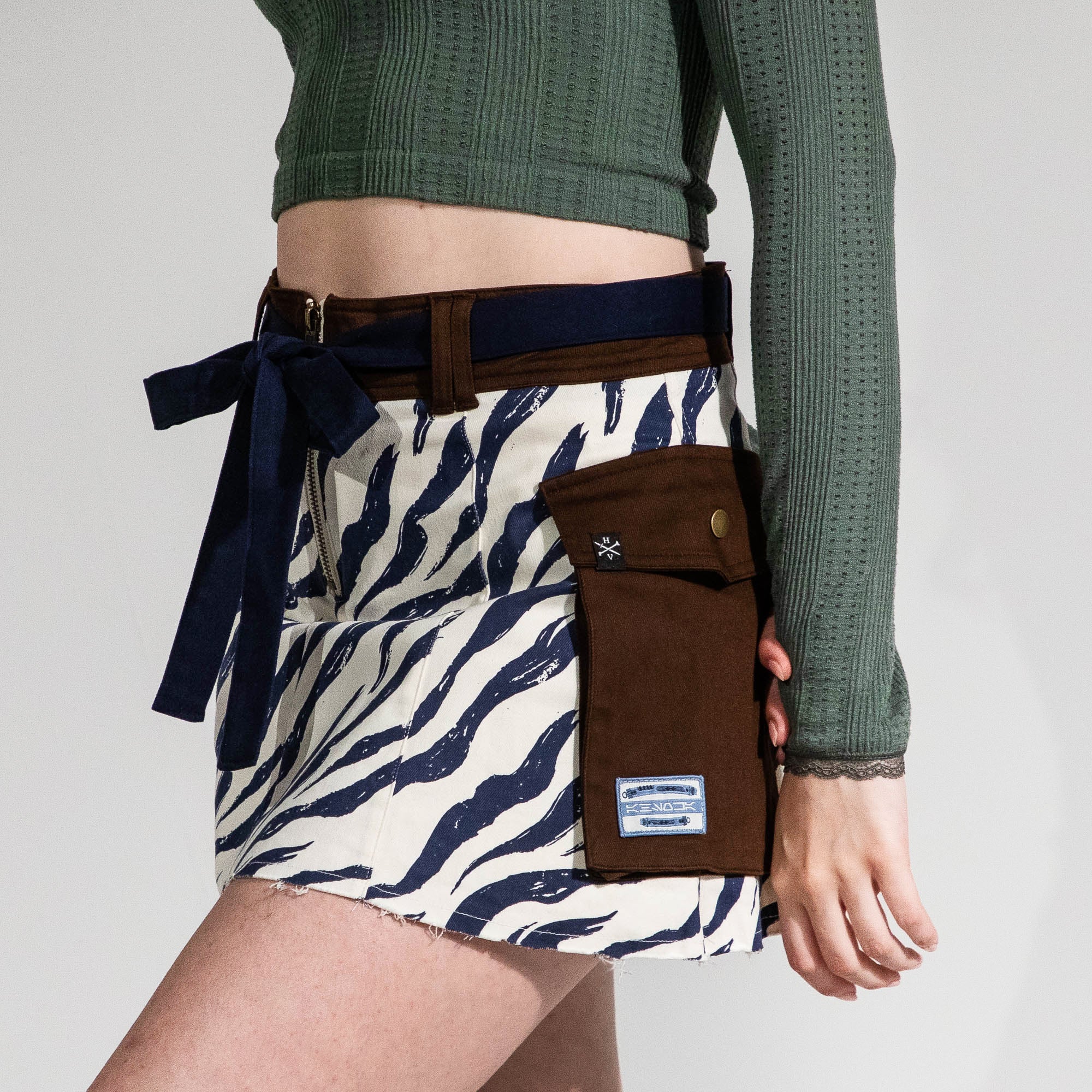 Ahsoka Cargo Striped Skort