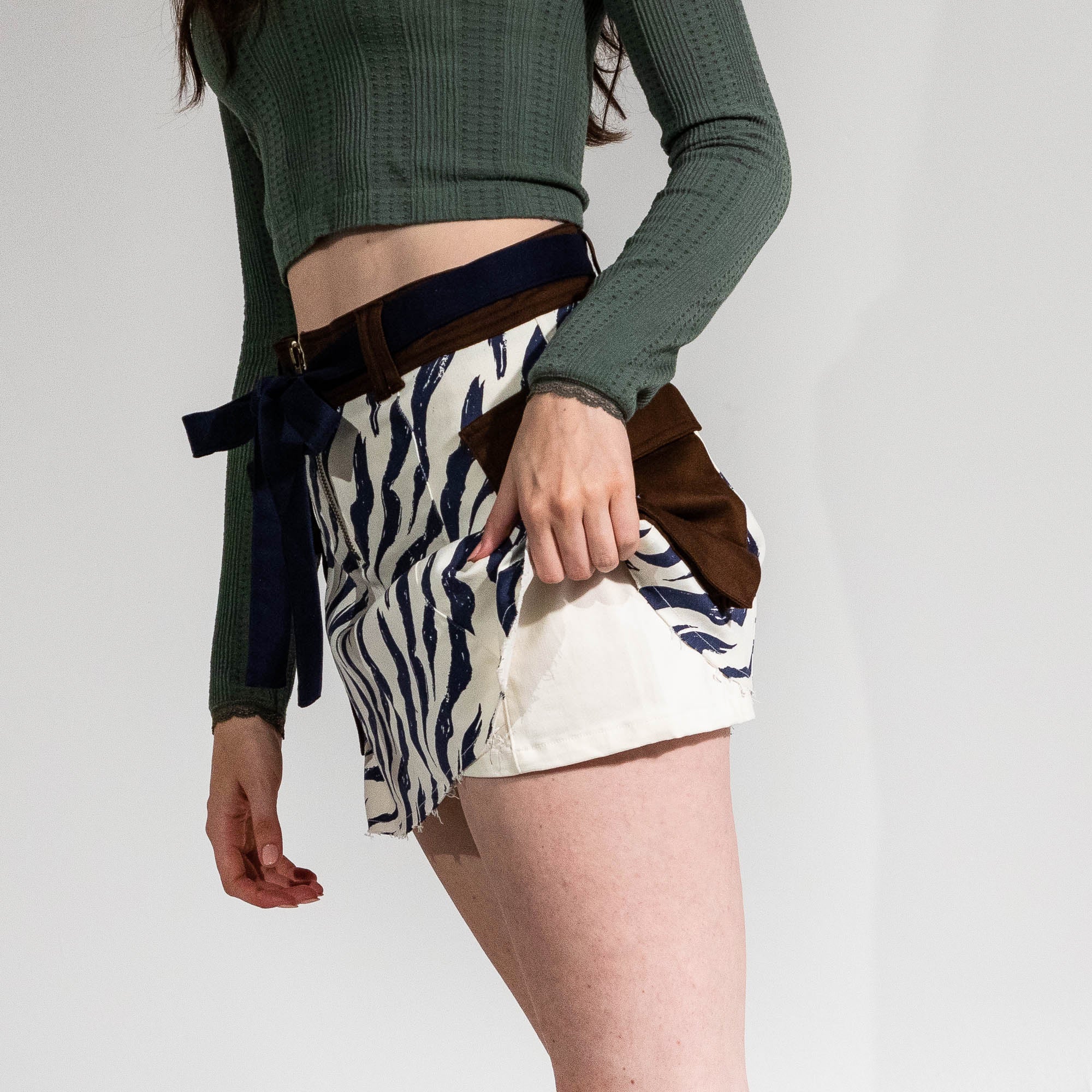 Ahsoka Cargo Striped Skort