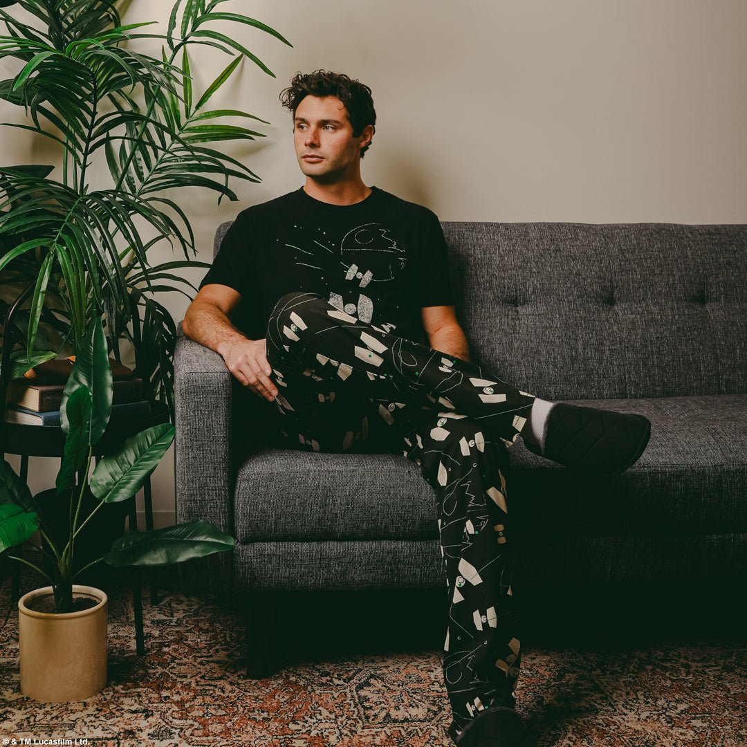 Top Gun Mens Pajamas Adult Fighter Movie Logo T-Shirt Top Gun Mens Pajamas Adult Fighter Movie Logo T-Shirt