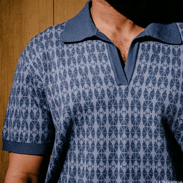 TIE Fighter Pattern Knit Polo - Heroes & Villains-Star Wars-Polo