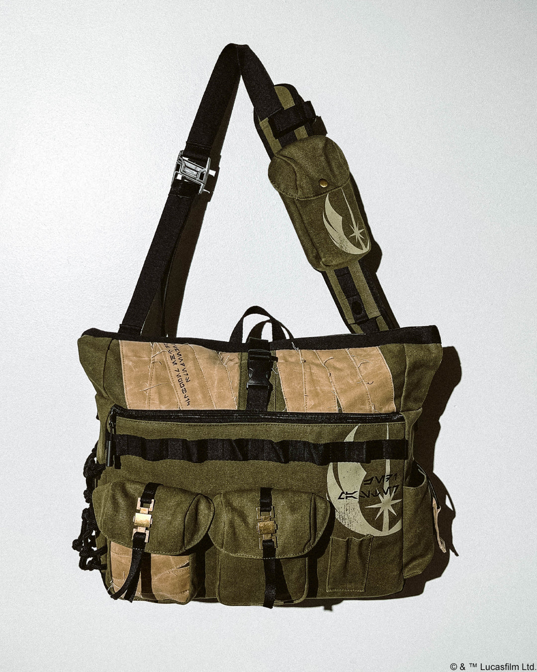 Jedi Convertible Roll Top Messenger Bag