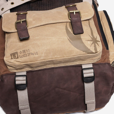 Brown and beige bag with visible Star Wars Jedi branding on a white background