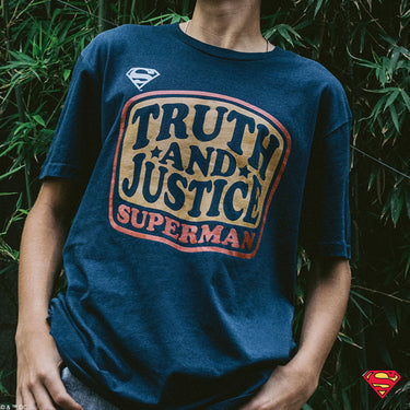 T-shirt rétro Superman Vérité et Justice