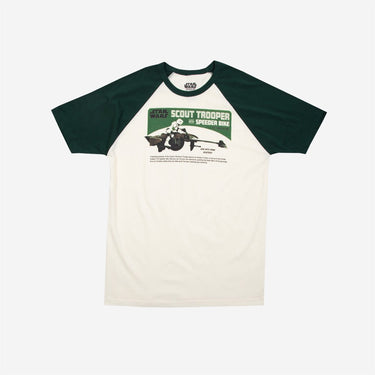 Vintage Scout Trooper Classic Comfort Raglan Tee - Heroes & Villains-Star Wars-Raglan
