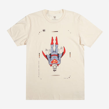 T-shirt naturel Bizarro Upside Down