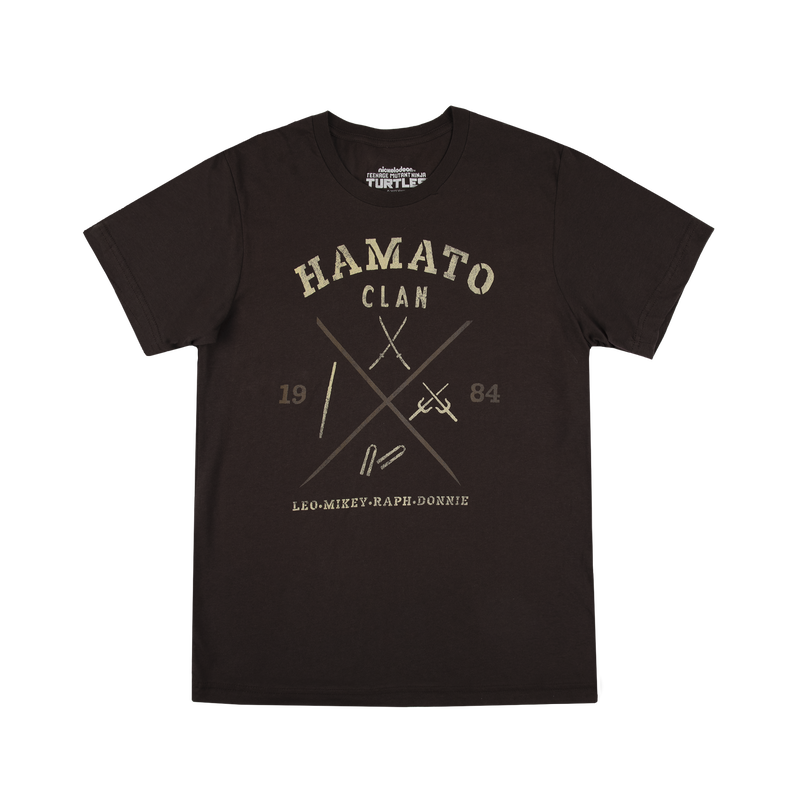 Hamato Clan Weapons Brown Tee