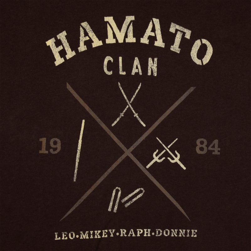 Hamato Clan Weapons Brown Tee