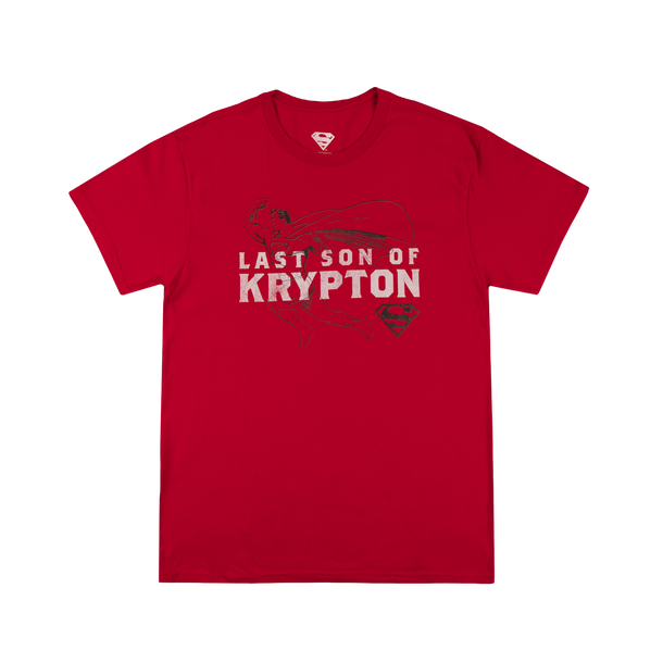 Superman Last Son of Krypton Red Tee