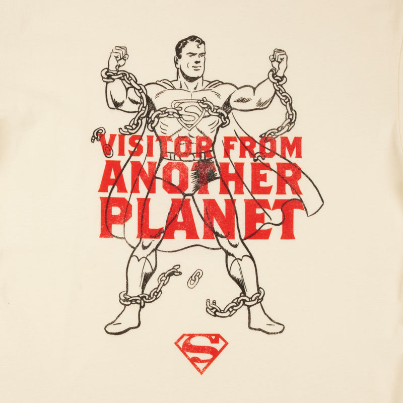 Superman Visitor From Another Planet Natural Tee