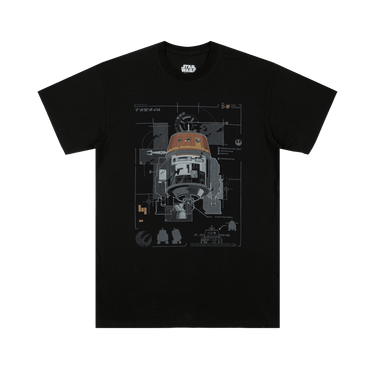 Chopper Blueprint Black Tee