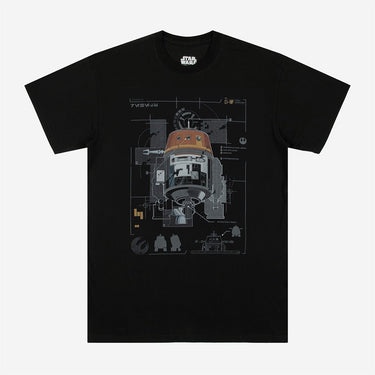 Chopper Blueprint Classic Comfort Tee - Heroes & Villains-Star Wars-T-Shirt