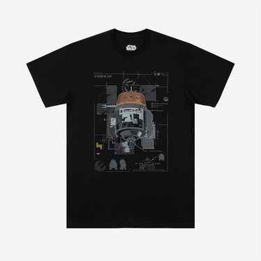 Chopper Blueprint Classic Comfort Tee - Heroes & Villains-Star Wars-T-Shirt