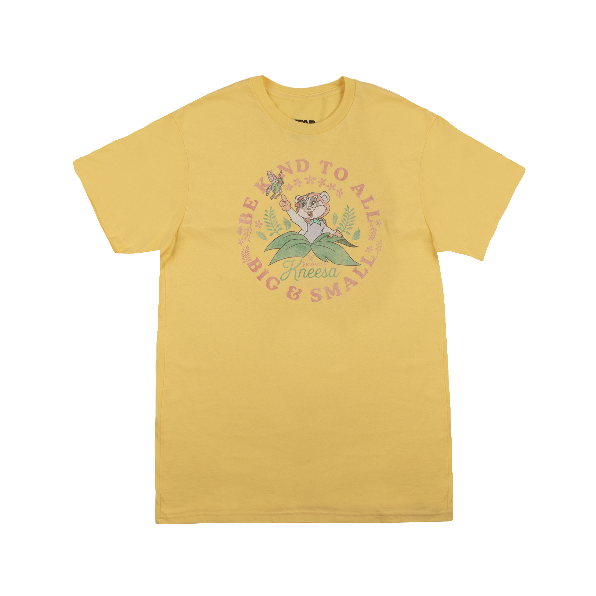 Princess Kneesa Be Kind Yellow Tee